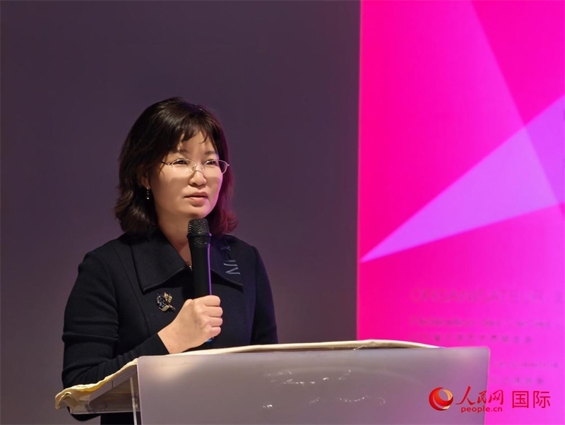 遼寧省文聯(lián)黨組書記、主席邵玉英致辭。人民網(wǎng)記者 于超凡攝