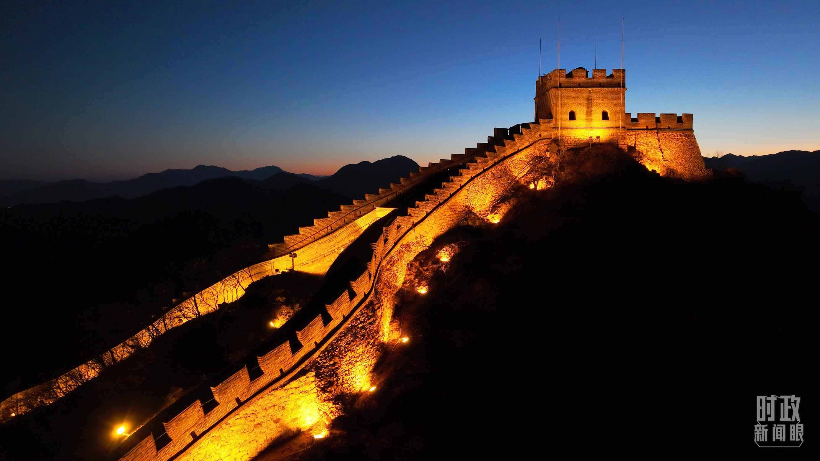 △北京居庸關長城。（總臺央視記者范凱拍攝）