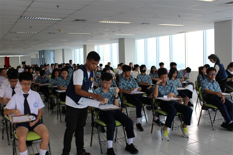 考試現(xiàn)場(chǎng)。印尼雅加達(dá)華文教育協(xié)調(diào)機(jī)構(gòu)供圖