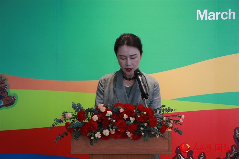 華彬文化基金會(huì)秘書長(zhǎng)盧戰(zhàn)發(fā)表講話。朱瀟逸攝