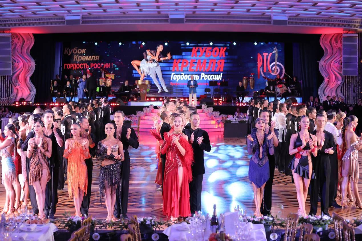 第七屆“克里姆林宮杯”國標舞錦標賽現(xiàn)場。于子恒攝