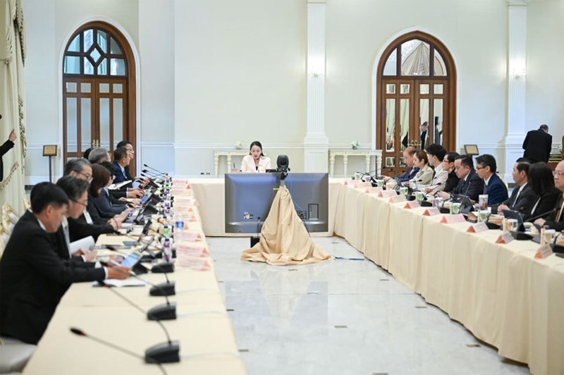 會議現(xiàn)場。泰國總理府供圖