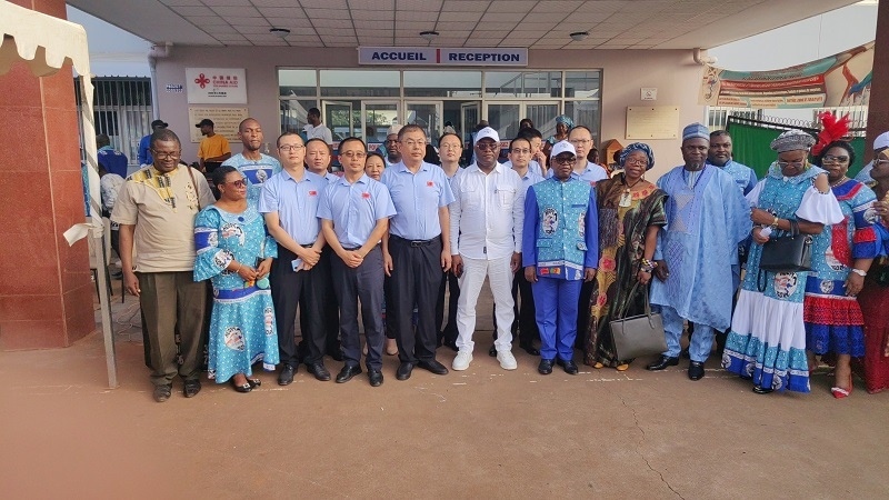 活動現(xiàn)場。醫(yī)療隊供圖