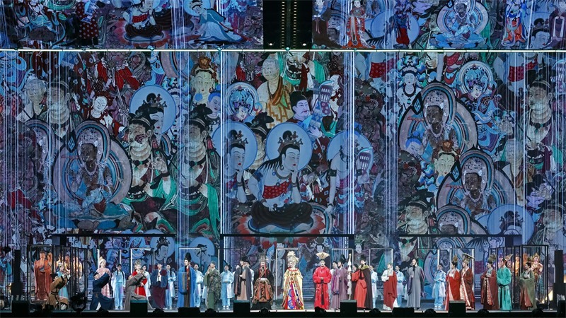 《受到召喚·敦煌》劇照。國話供圖