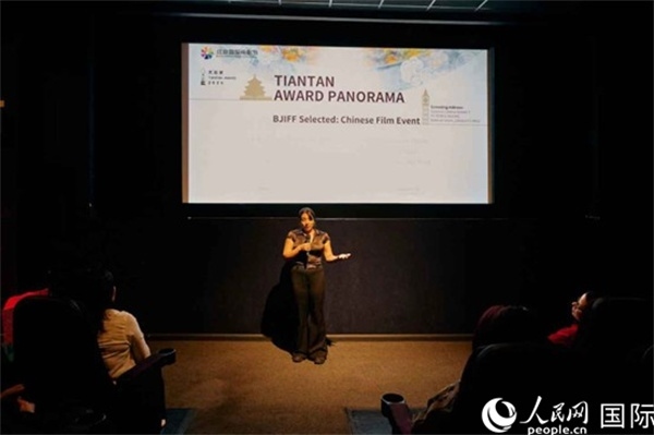 天壇映像全球巡展·倫敦站放映現(xiàn)場。楊浩鵬攝