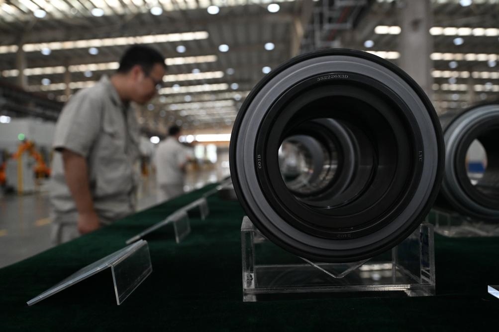 這是洛陽軸承集團(tuán)股份有限公司生產(chǎn)的軸承產(chǎn)品。新華社記者 李嘉南 攝