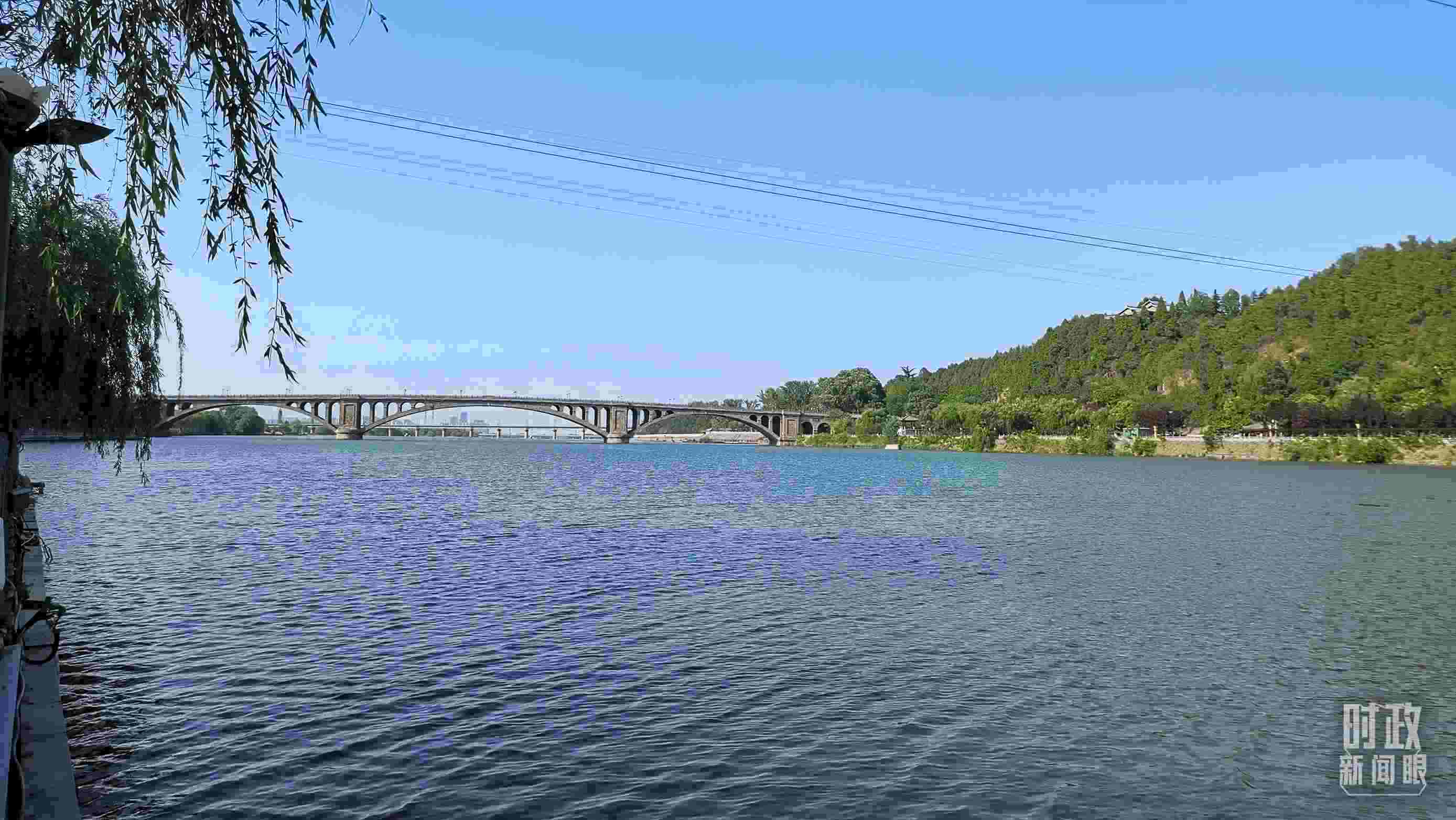 △伊河。（總臺(tái)央視記者范一鳴拍攝）